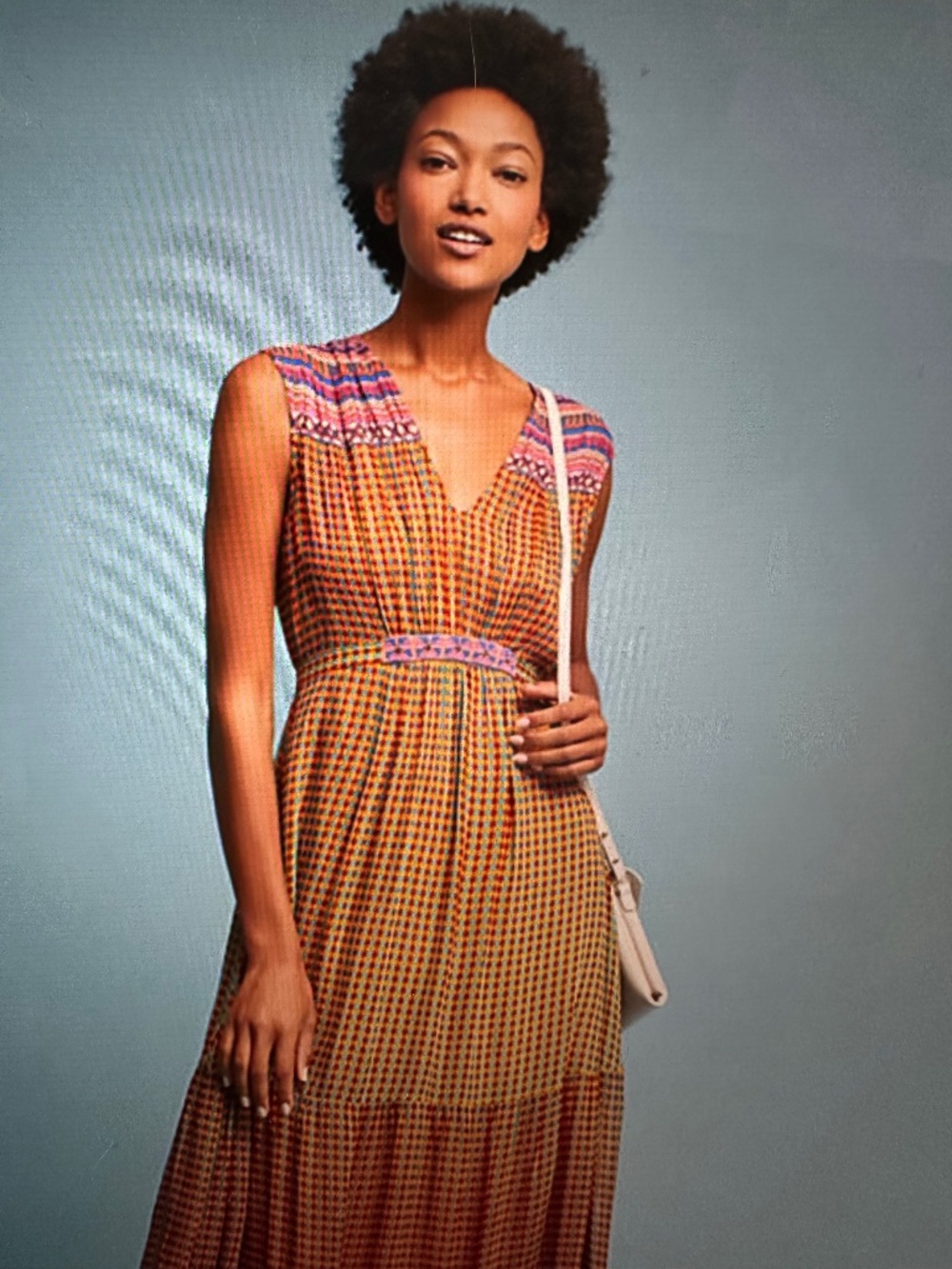 Anthropologie Aelyn Embroidered Maxi By Tanvi Kedia size 10